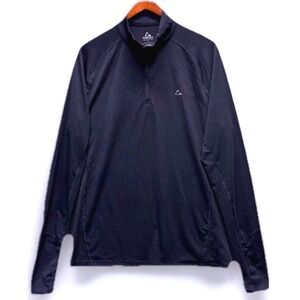 Paradox Merino Blend 1/4 Zip Dri-Release Fresh Gaurd Shirt Size L Black Organic